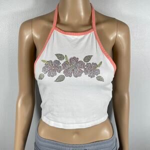 Forever 21 white halter top